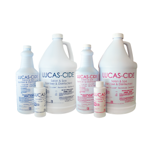 LUCAS-CIDE concentrated disinfectant product line